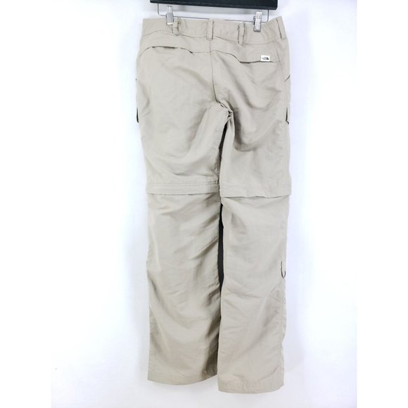 The North Face Convertible Pants Women's Size 8 Tan - Picture 2 of 9
